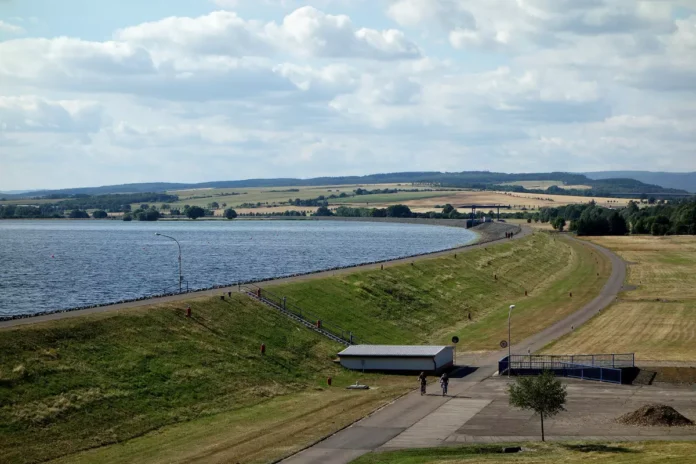 Stausee Kelbra Entleerung Vogelschutz